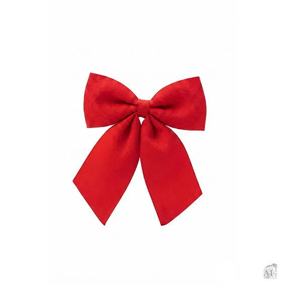 Det Gamle Apotek Bow vánoční mašle červená 24 cm