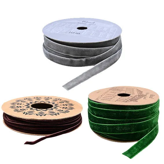 Det Gamle Apotek sametová stuha 9 mm × 10 m