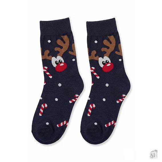 Det Gamle Apotek Socks ponožky 42-46 modré bavlněné