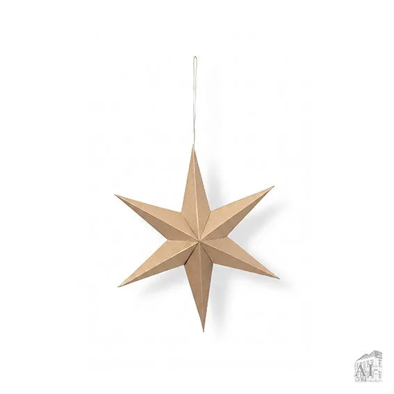 Det Gamle Apotek Paper star hvězda champagne 20 cm