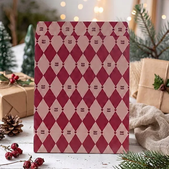 Det Gamle Apotek Giftbag dárková taška 24 cm červená