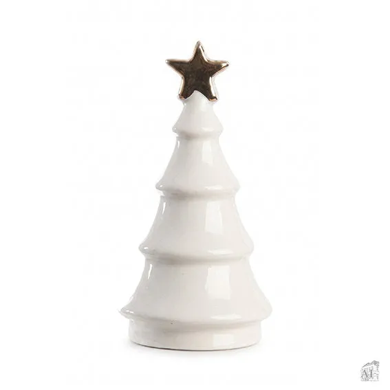 Det Gamle Apotek porcelánový stromek bílý 7 cm