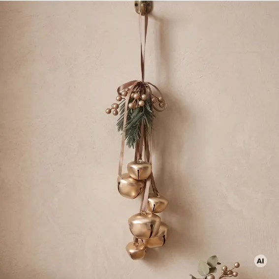 Det Gamle Apotek Decoration zlatá větev plast 49 cm