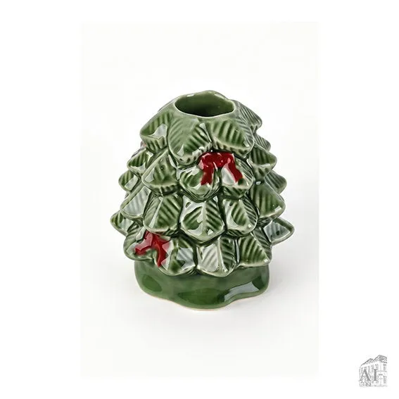 Det Gamle Apotek Candle holder svícen zelený 7 cm