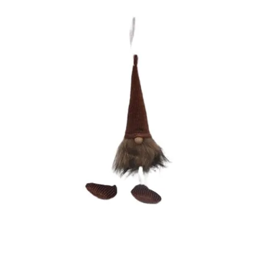 Det Gamle Apotek Hnědý látkový skřítek 40 cm