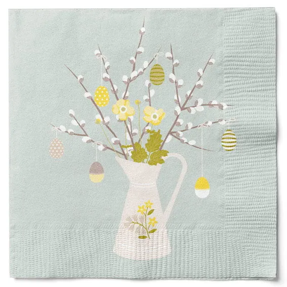 Det Gamle Apotek Napkins ubrousky 33 cm šedé 20 ks