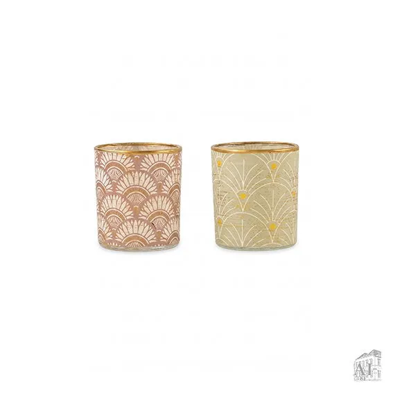 Det Gamle Apotek Candle holder svícen zelené sklo 8 cm