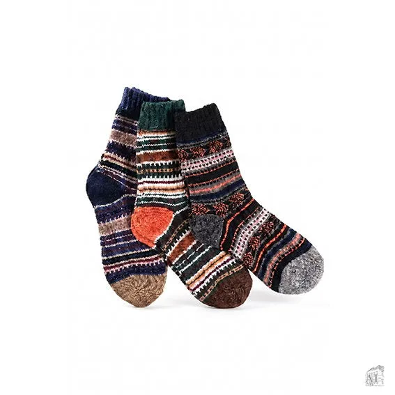 Det Gamle Apotek Sock Set pánské ponožky 3 páry multicolor