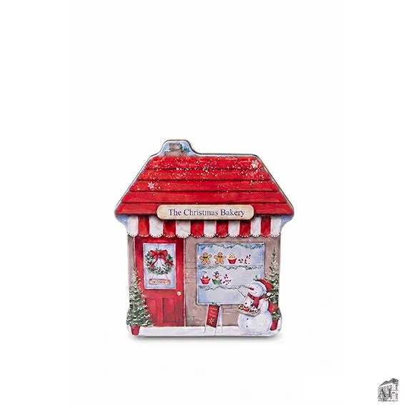 Det Gamle Apotek Cake Tin dóza 22 cm modrá plechová