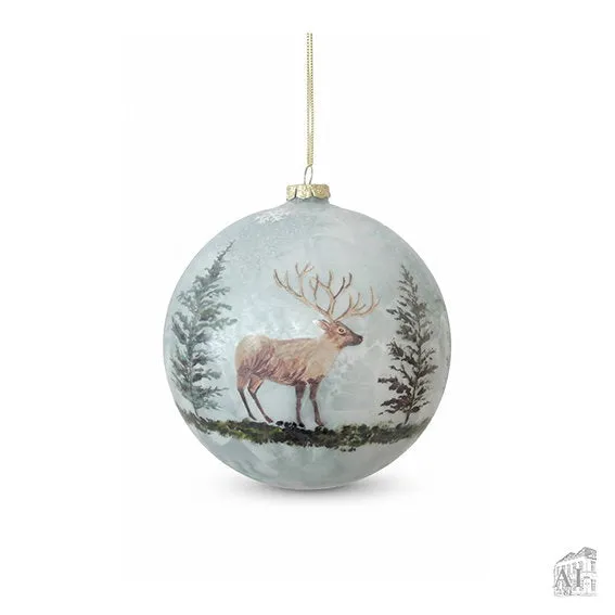 Det Gamle Apotek Christmas bauble skleněná baňka zelená 12 cm