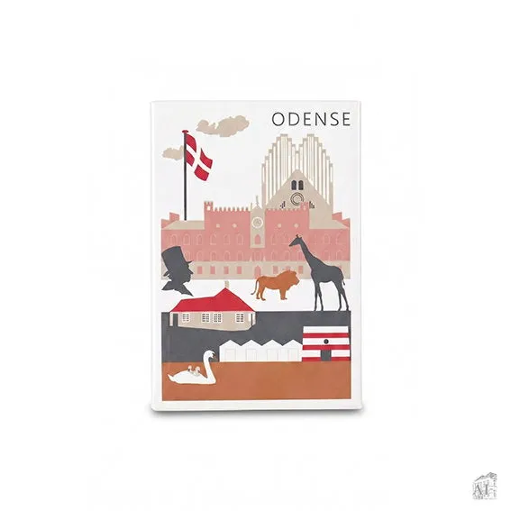 Det Gamle Apotek Magnet Odense magnet plechový 8 cm