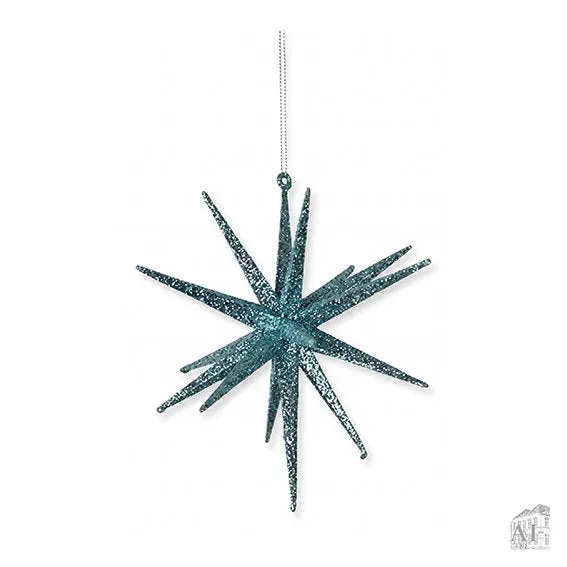 Det Gamle Apotek Star for hanging hvězda 15 cm modrá