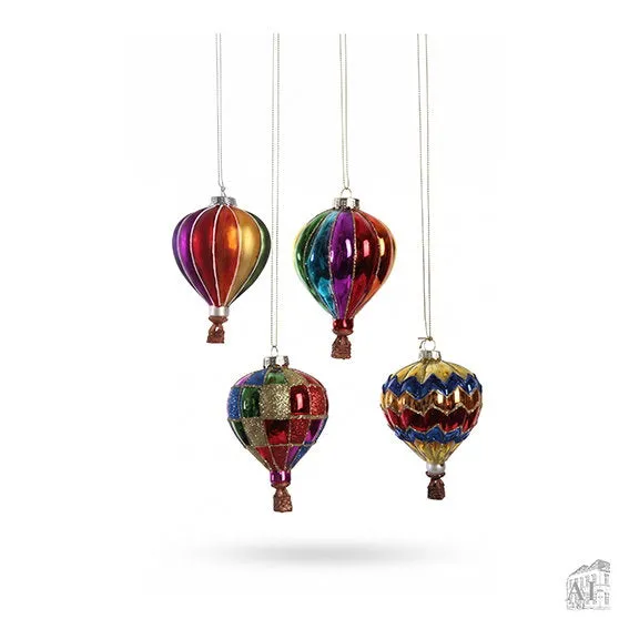 Det Gamle Apotek Air Balloons skleněná baňka 11 cm