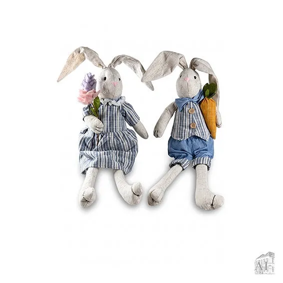 Det Gamle Apotek Easter bunny zajíc 61 cm bílý