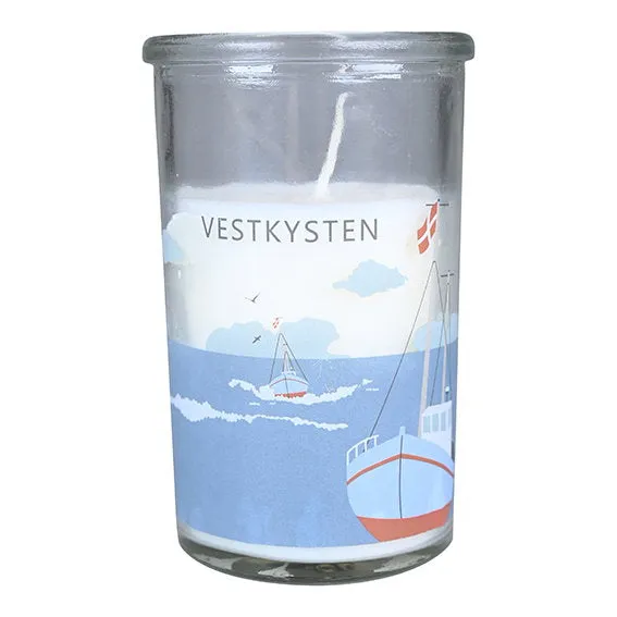 Vestkysten Candle in glass svíčka ve skle 10 cm