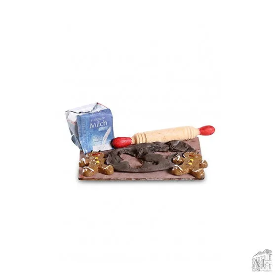 Det Gamle Apotek Baking Station miniatura hnědá dřevěná