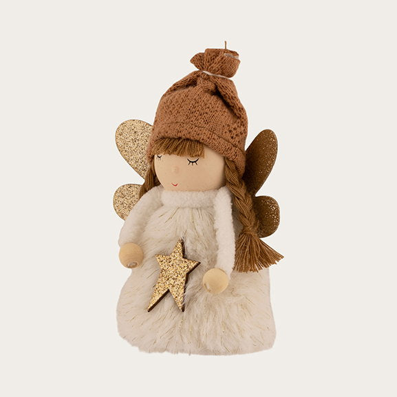 Det Gamle Apotek Angel vánoční figurka 11 cm bílá