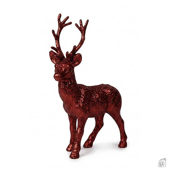 Det Gamle Apotek Reindeer plastová figurka 17 cm hnědá