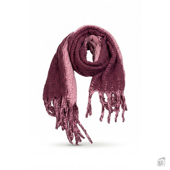 Det Gamle Apotek Scarf šála bordó 180 cm