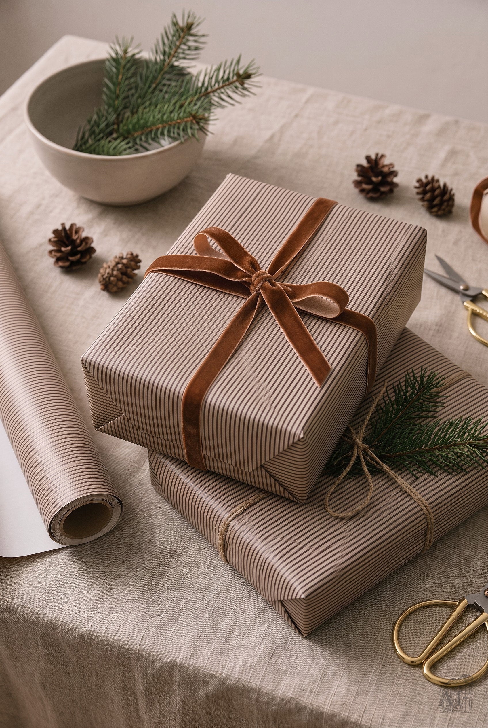 Det Gamle Apotek Giftpaper balicí papír hnědý 5 m