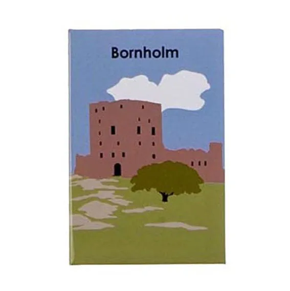 Det Gamle Apotek Magnet magnet Bornholm 8 cm plech