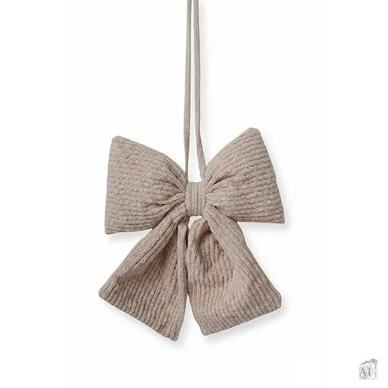 Det Gamle Apotek Bow White ozdoba mašle krémová 3 cm