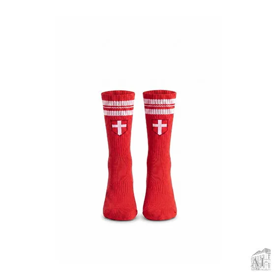 Det Gamle Apotek Football Socks ponožky skřítka červené