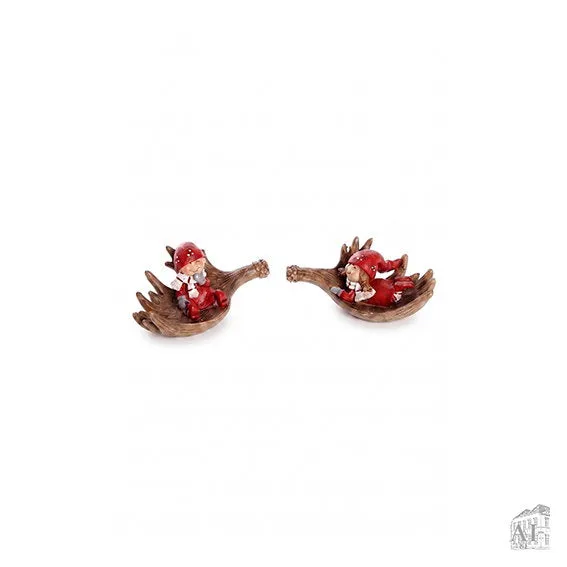 Det Gamle Apotek Gnome skřítek 5 cm červený