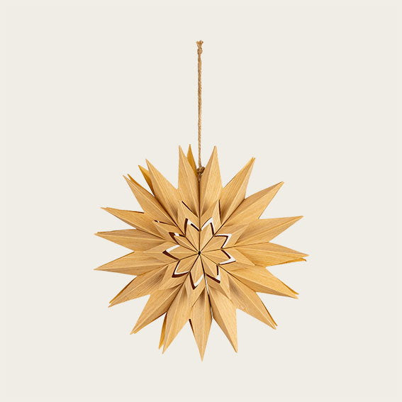 Det Gamle Apotek Paper star hvězda béžová 20 cm