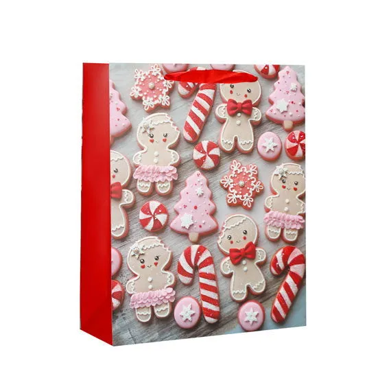 Det Gamle Apotek Giftbag papírová dárková taška 24 cm červená