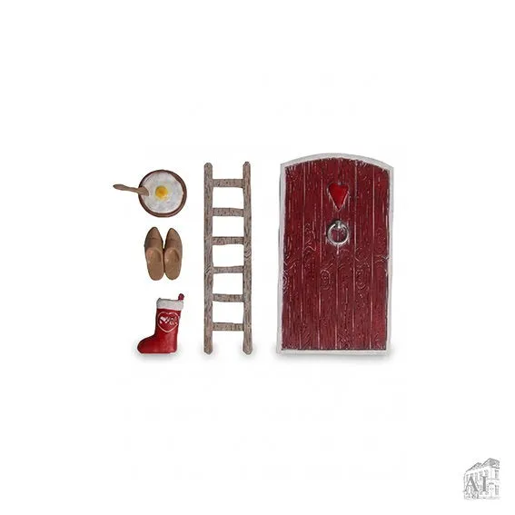 Det Gamle Apotek Gnome Door skřítcí dvířka červená 20 cm