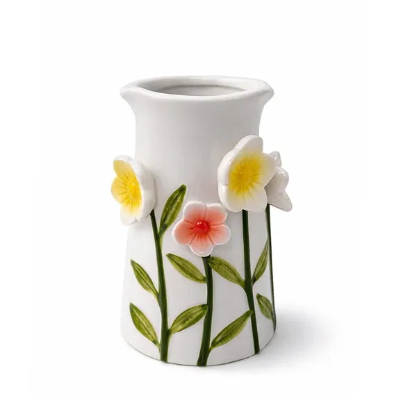 Det Gamle Apotek Vase bílá keramická váza 11 cm