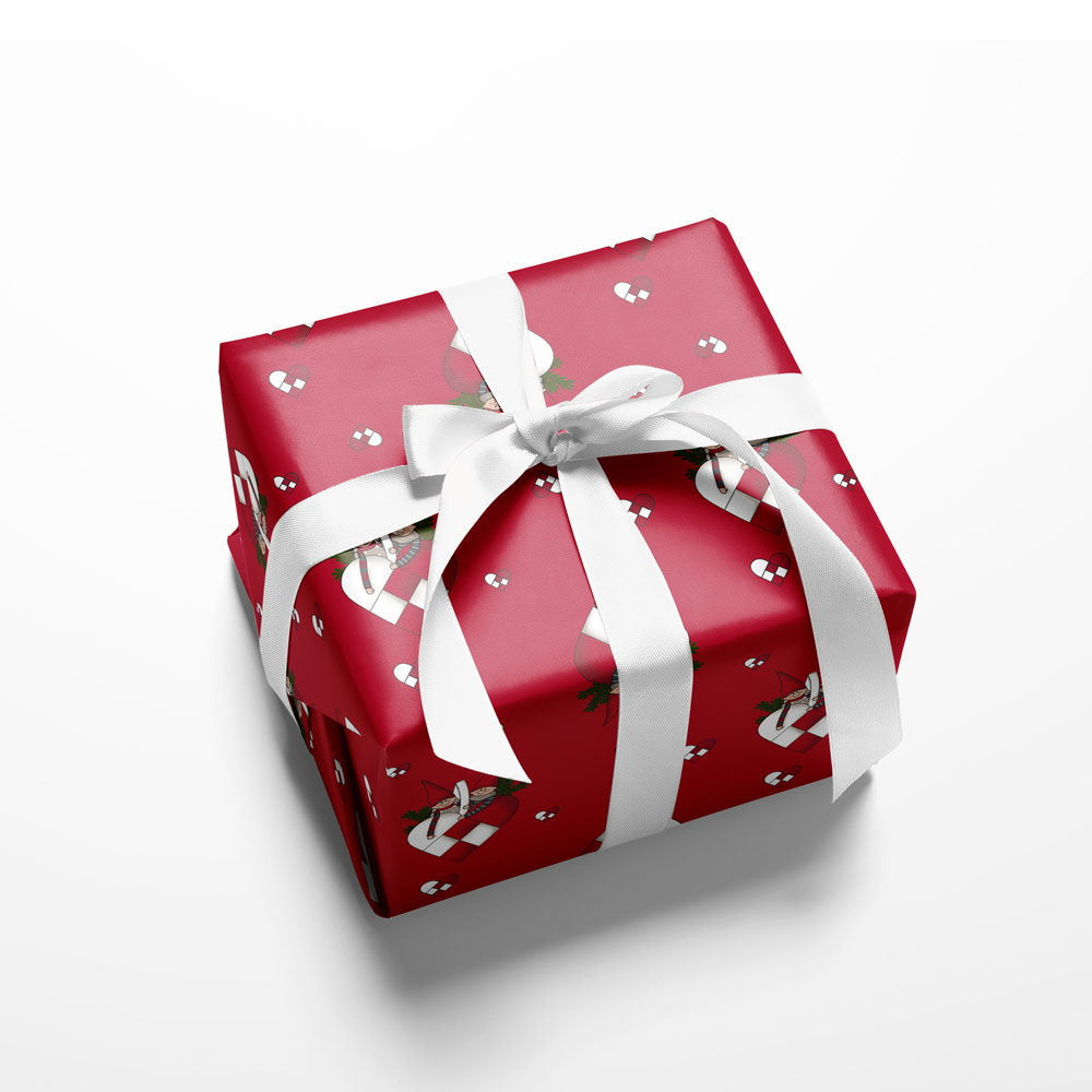 Det Gamle Apotek Giftpaper balící papír skřítci 5 m