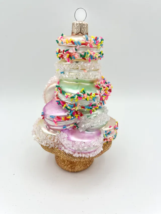 Vitbis Muffin skleněná baňka 13 cm barevná 1 ks