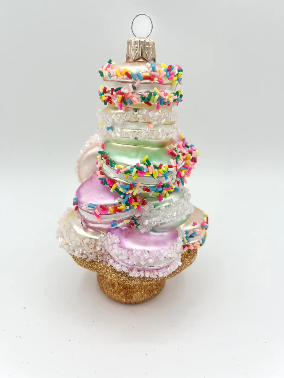 Vitbis Muffin skleněná baňka 13 cm barevná 1 ks