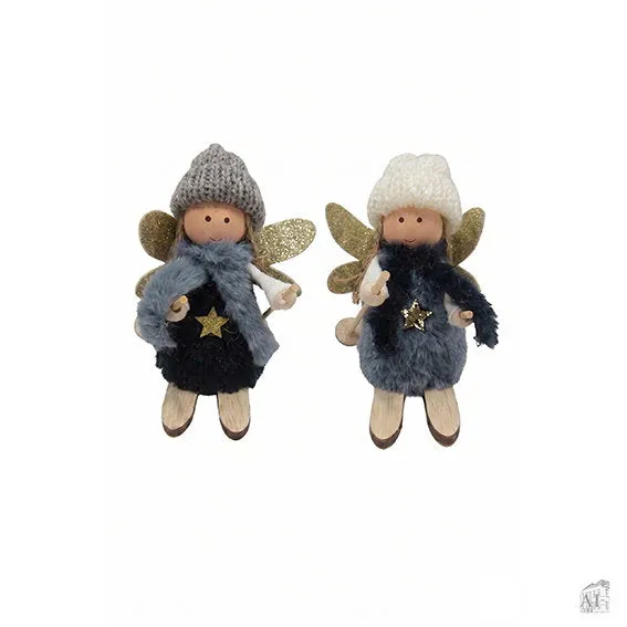 Det Gamle Apotek Angel figurka anděl modrý 11 cm