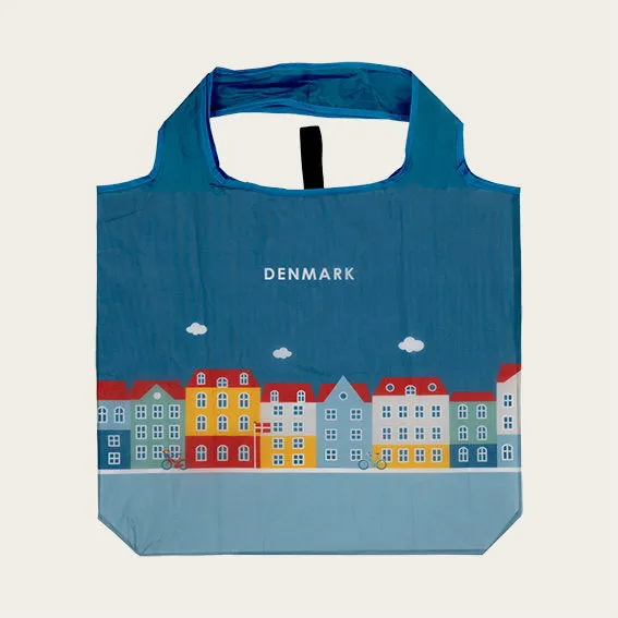 Det Gamle Apotek nákupní taška 42 cm zelená polyester