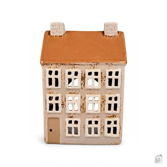 Det Gamle Apotek House for T-light domeček 16 cm béžový