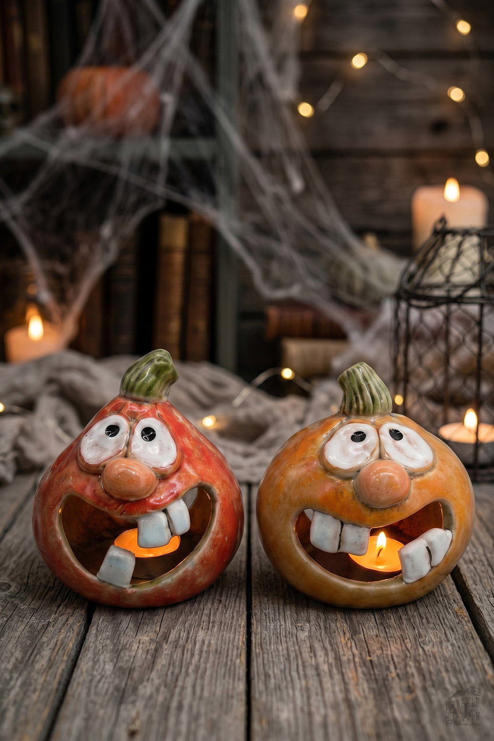 Det Gamle Apotek Pumpkin dýně na čajovku oranžová 13 cm