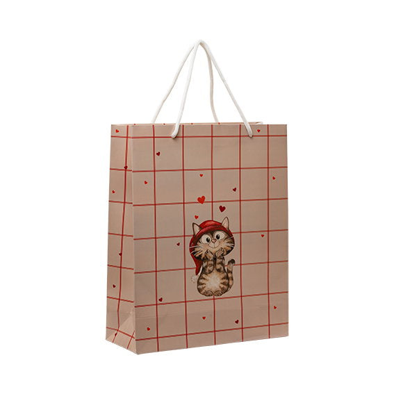 Det Gamle Apotek Giftbag krémová taška 32 cm papír