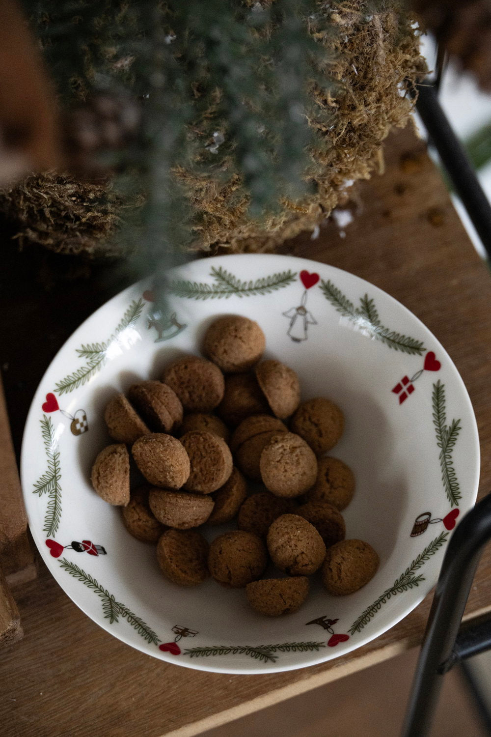 Det Gamle Apotek Classic Christmas Bowl mísa bílá porcelánová