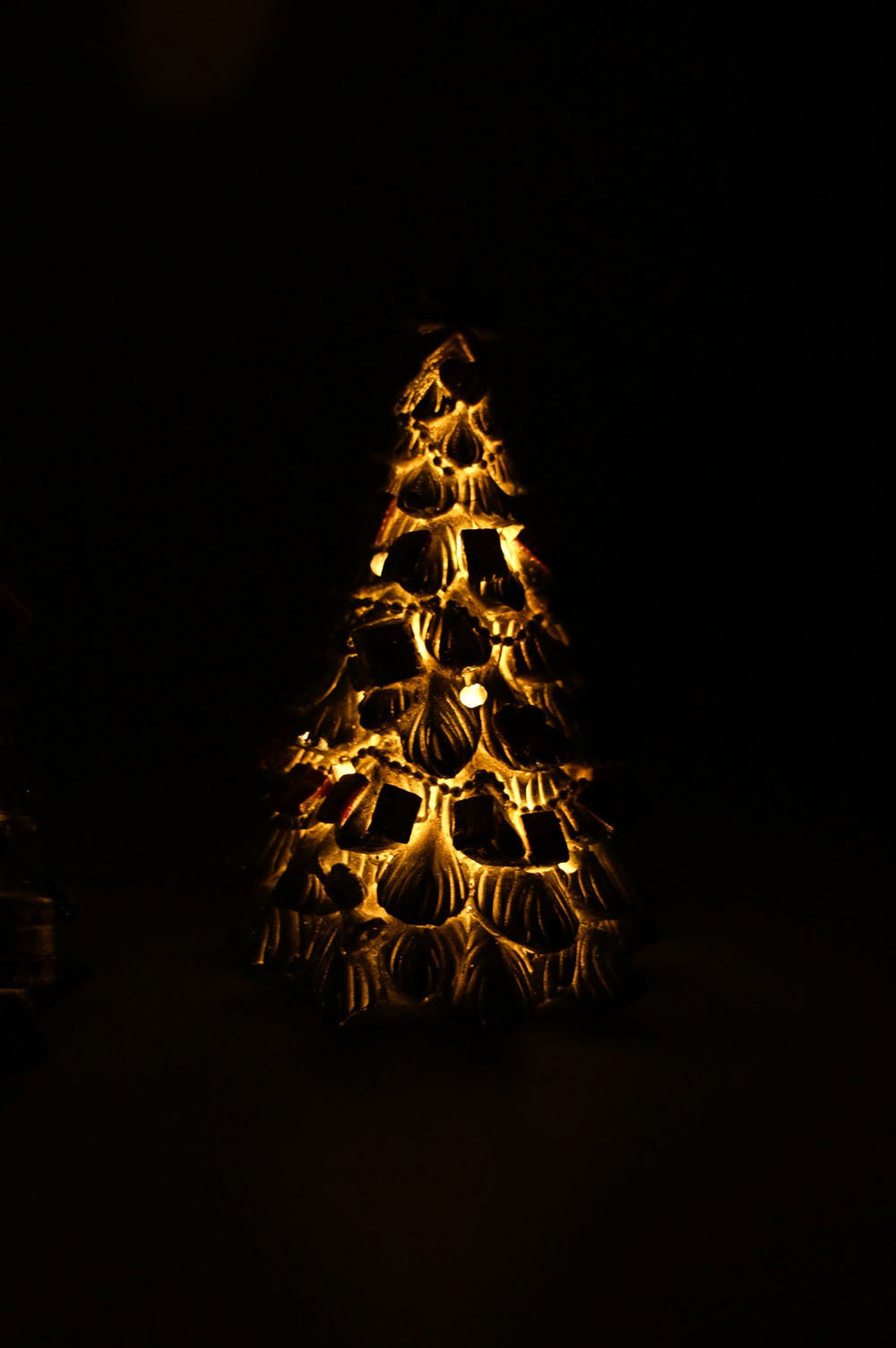 Det Gamle Apotek Tree with LED stromek 25 cm zelený