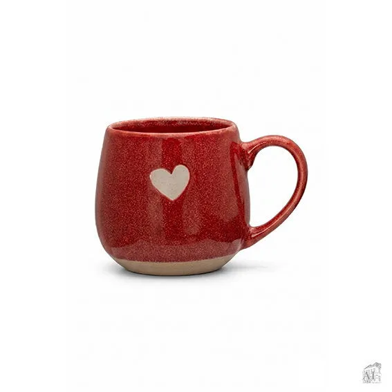 Det Gamle Apotek Mug hrnek keramický červený