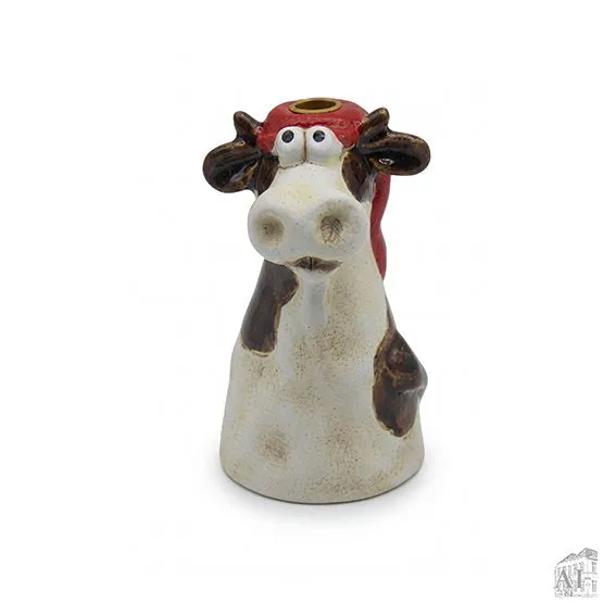 Det Gamle Apotek Funny svícen bílý 11,7 cm