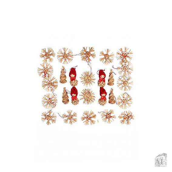 Det Gamle Apotek Ornament závěsná ozdoba nature 6 cm