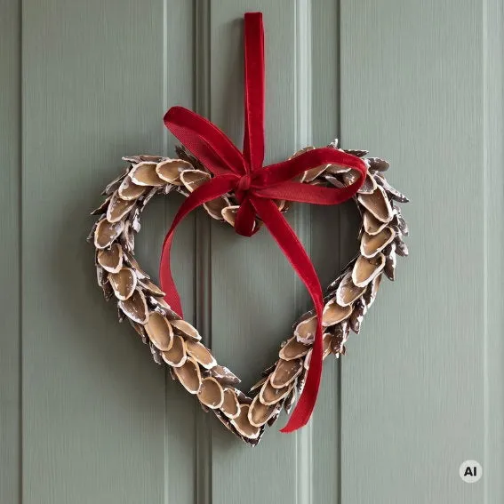 Det Gamle Apotek Door wreath věnec na dveře přírodní