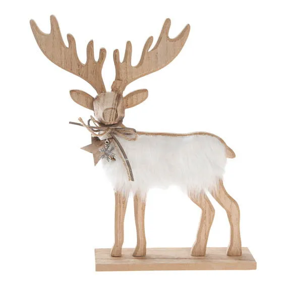 Det Gamle Apotek Reindeer sob dřevěný 28 cm