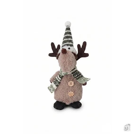 Det Gamle Apotek jelen figurka hnědá polyester 22 cm