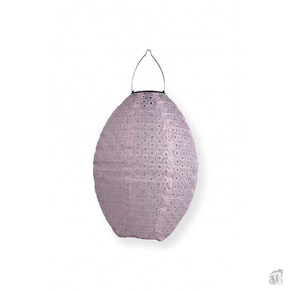 Det Gamle Apotek solární lucerna růžová 32 cm plastová