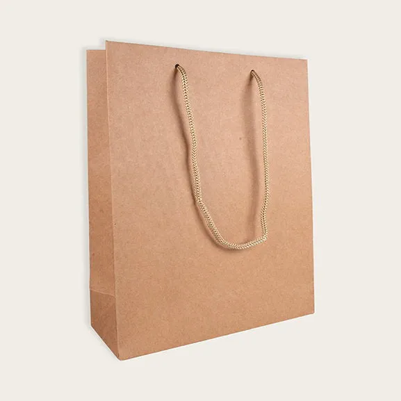 Det Gamle Apotek Giftbag dárková taška hnědá 24 cm